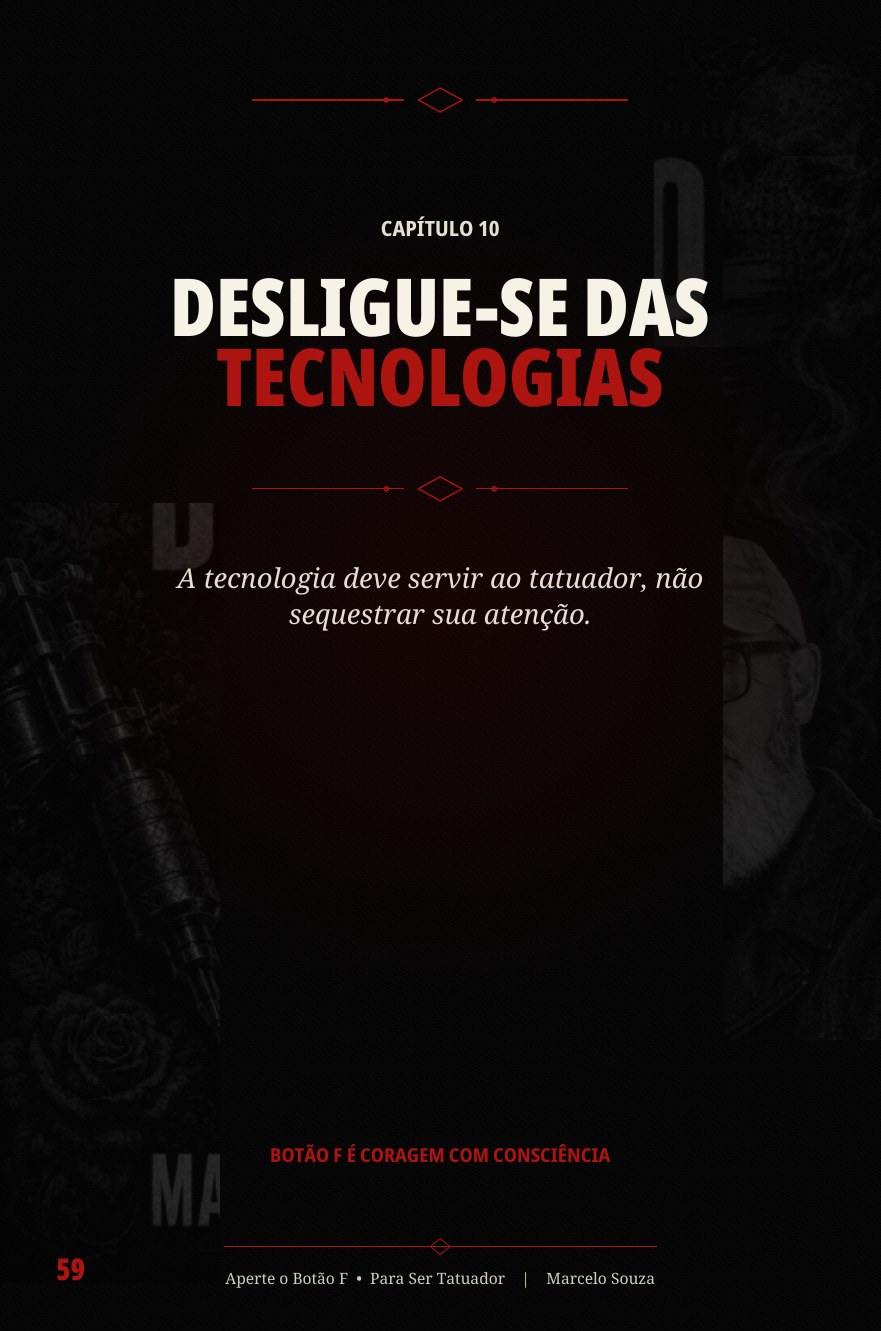 Abertura do capítulo Desligue-se das tecnologias